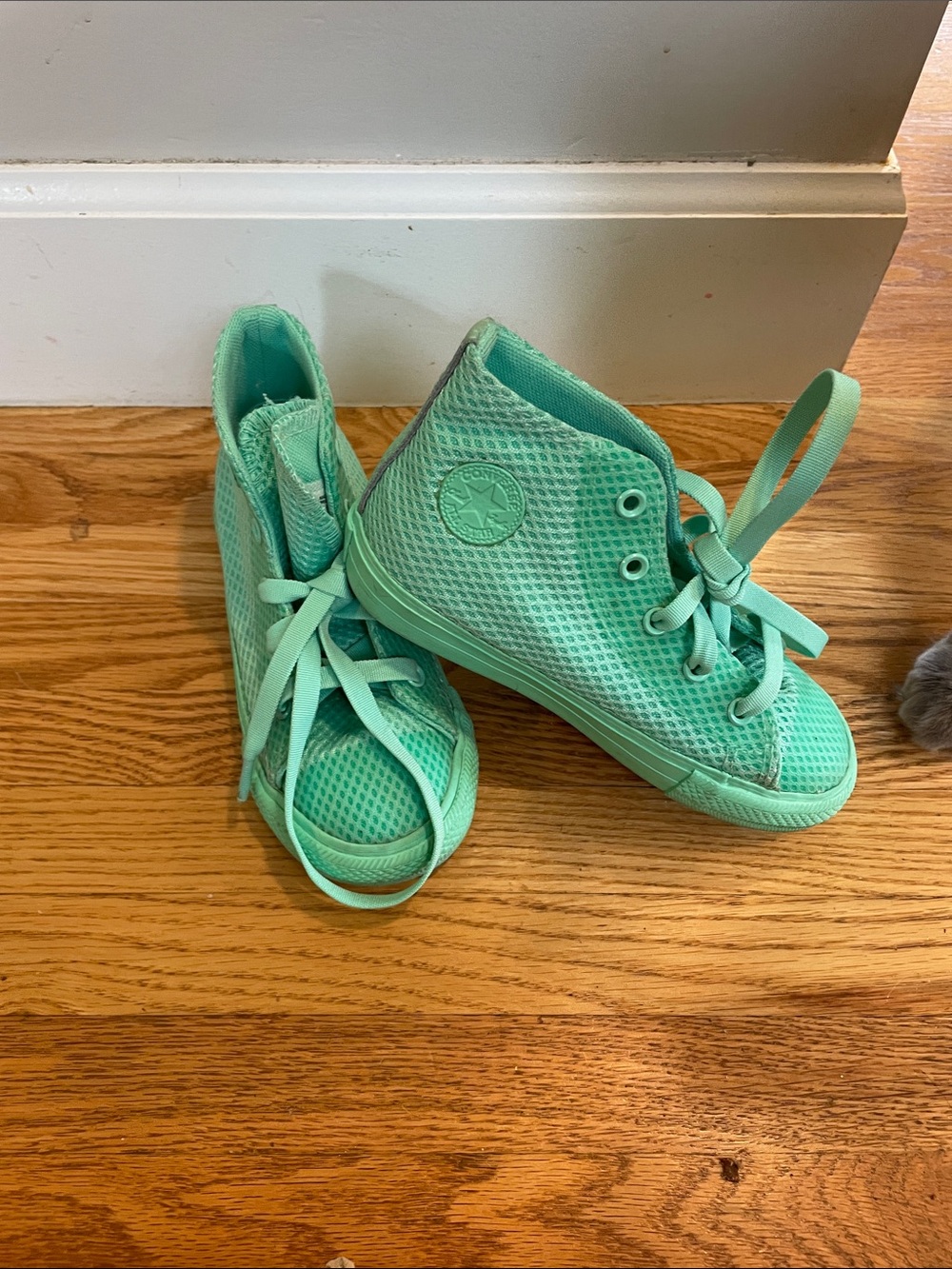 Converse Kids High-Top Sneakers in Mint Green